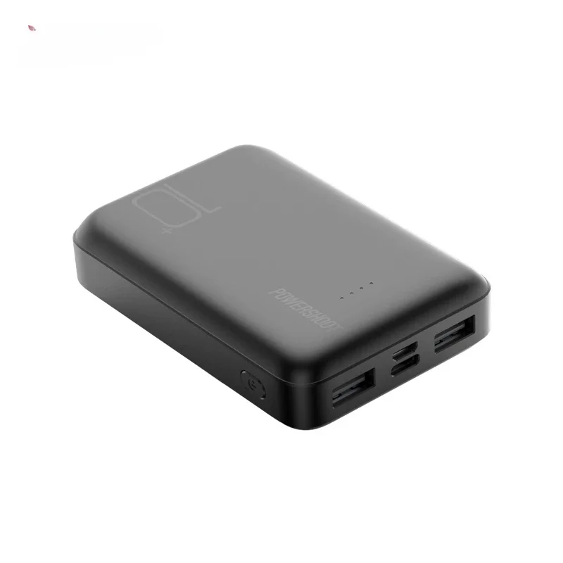 

Wholesale price 10000mAh portable power bank pocket size mobile phone charger with dual usb type c