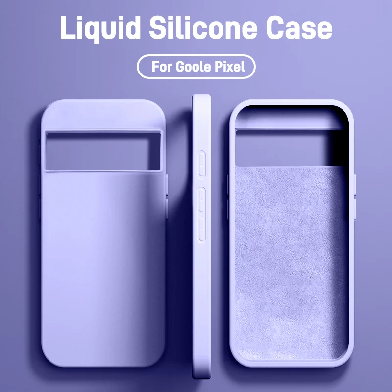 Premium Liquid Silicone Protective Phone Case - Soft Back Cover with Enhanced Protection