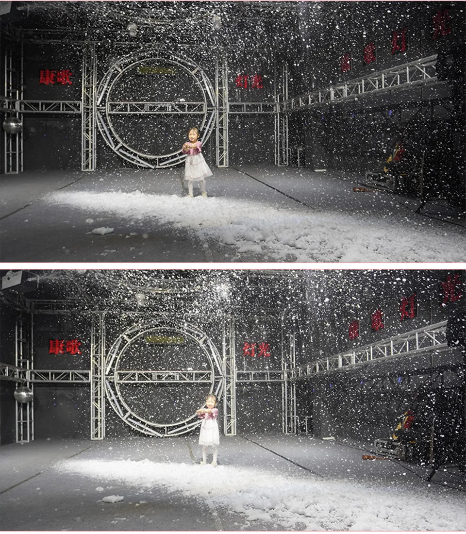 1500W Remote Control Stage Snow Machine Snow Effect DMX Snow Maker Machine Party