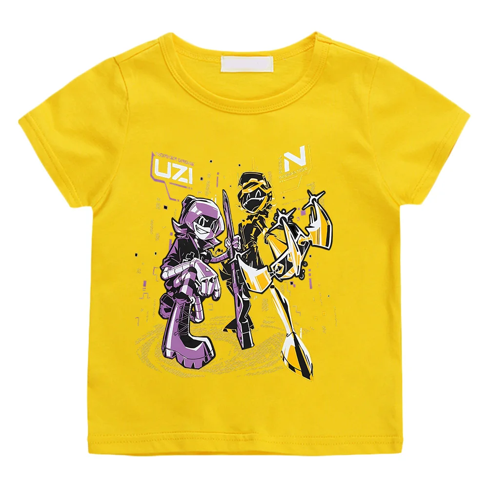 Murder Drones N and Uzi T-shirts Fashion Boys Girls Cotton Hot Anime Tees Teen Children Short Sleeve Clothes Cool Kids Tshirts 5