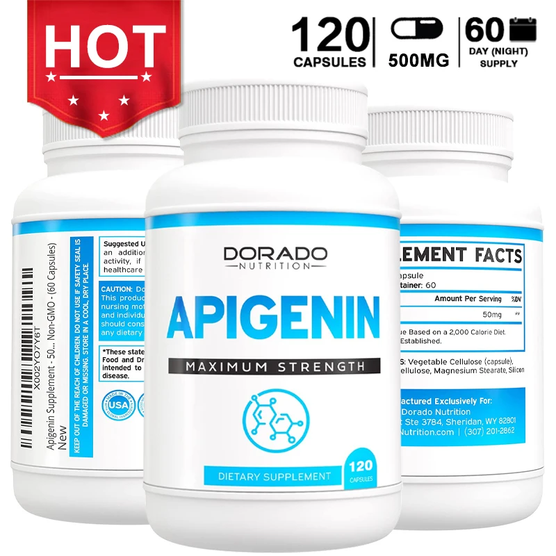 ApigeninSupplement50mgPerCapsulePowerfulBioflavonoidFoundIn