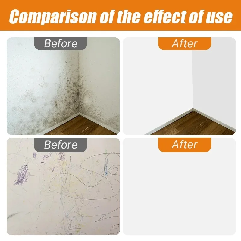Wall Repair Roller Paint Antibacterial Renovation Wall Spackle Roller White Based Latex Household Strong Repair Cleaning Tool