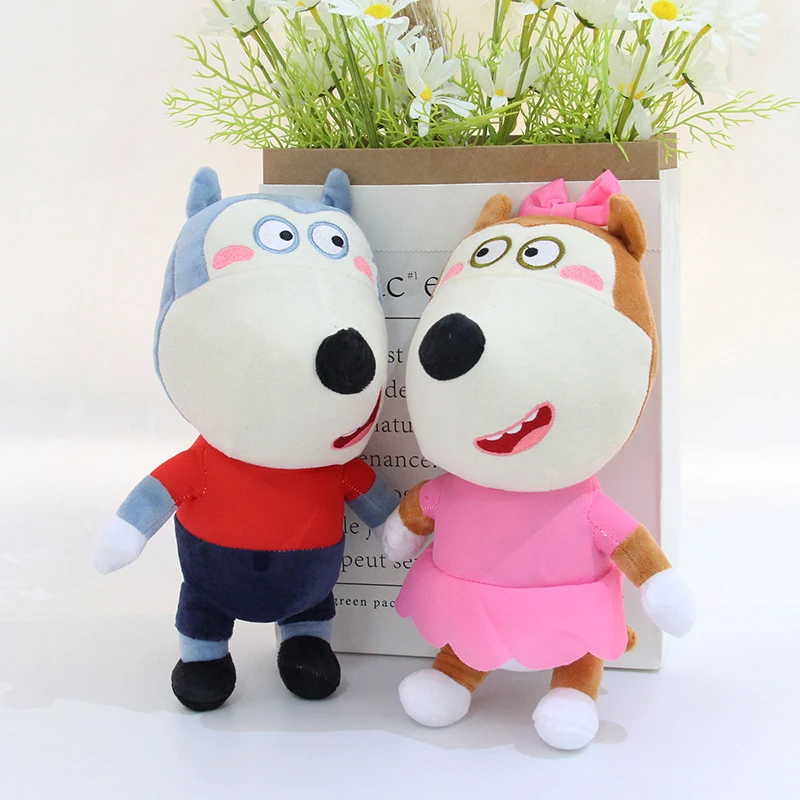 30cm Cartoon Wolfoo Family Plush Toys Plushie Lucy Soft Stuffed Dolls Toy  For Children Kids Boys Girls Gifts - AliExpress