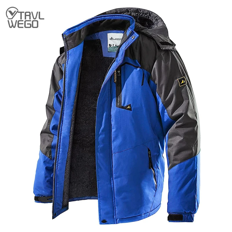 TRVLWEGO Trekking Jacket Climb Men Winter -20 Degree Super Warm Waterproof  Breathable Snowboard Outdoor Ski Hiking Camping Coat - AliExpress