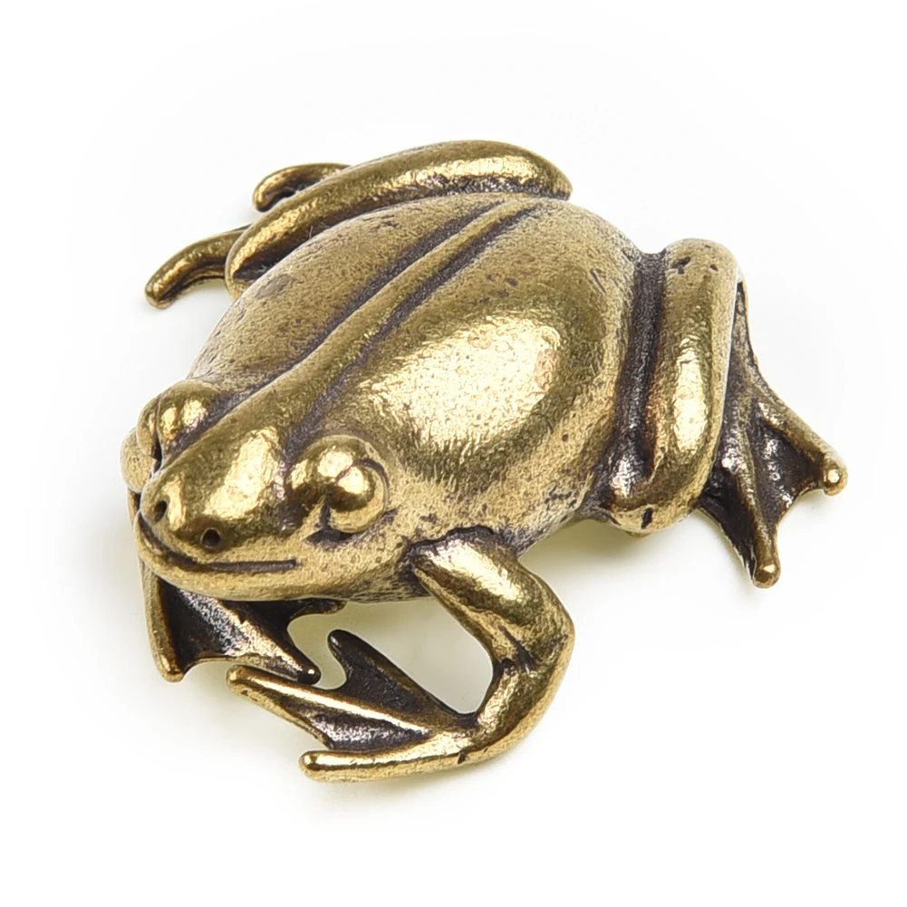 

Ornaments Frog Toad Coin Feng Shui Wealth Chinese Office Decoration Tabletop Lucky Fortune Figurines Miniatures