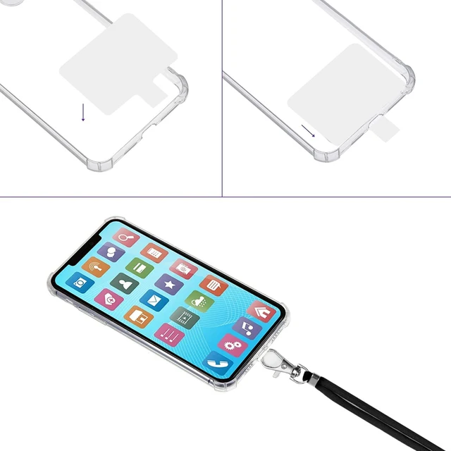 Nueva correa de cordón ajustable Universal para teléfono móvil, cuerda colgante para el cuello, cordones antipérdida, accesorios para teléfono móvil 2