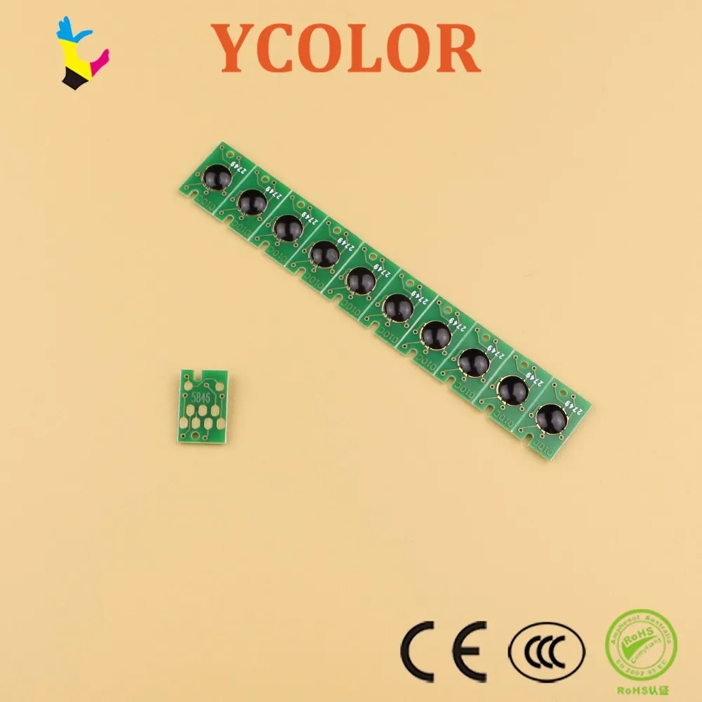 T5846 Chip One Time Use Disposable Printer Chips for Epson PM200 PM240 PM260 PM280 PM290 PM225 PM300 Printing Ic Chips CMKY Part