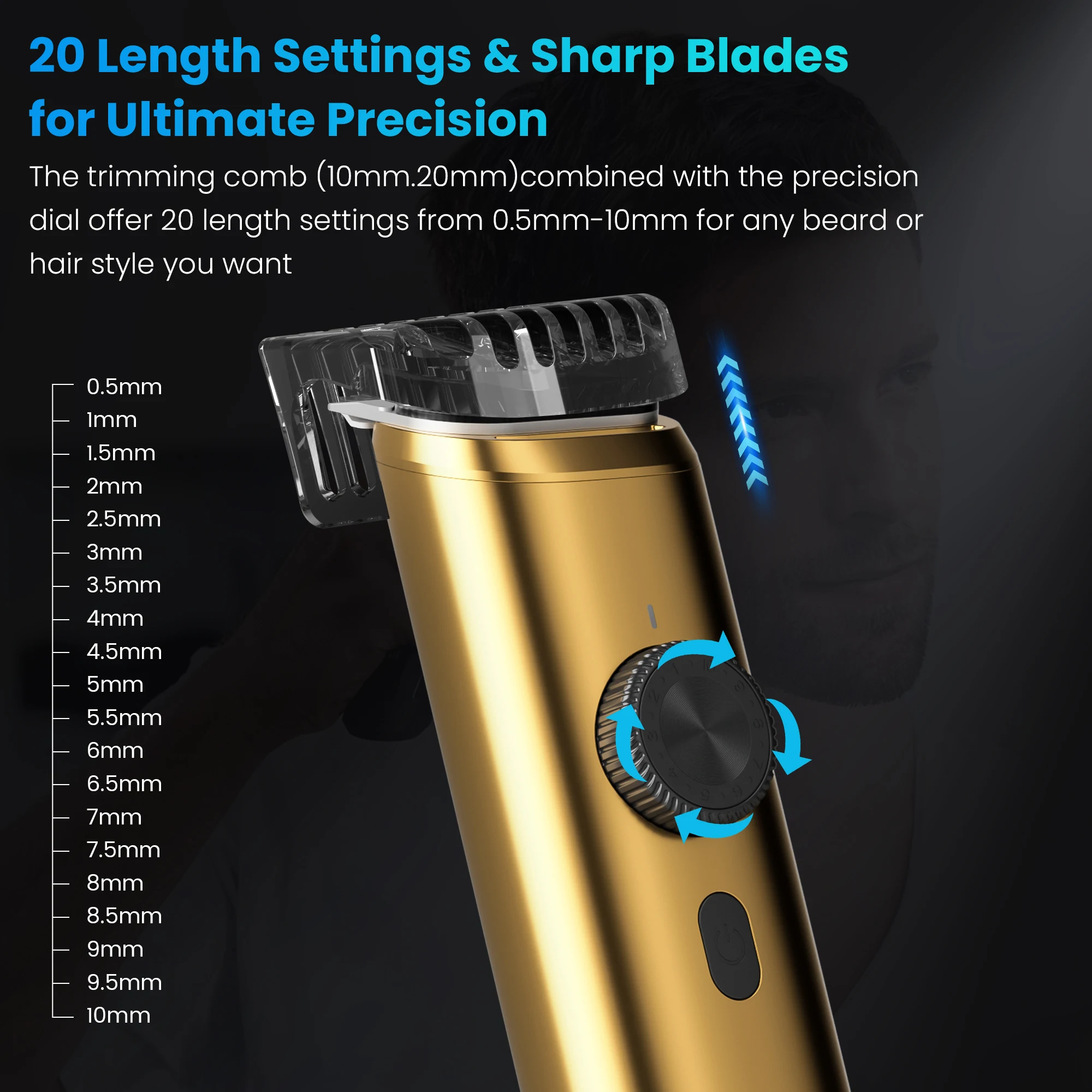 Cordless Hair Clipper Kit Men's Electric Shaver for Men Hair Trimmer Machine Professional Hair Cutting Machine 4