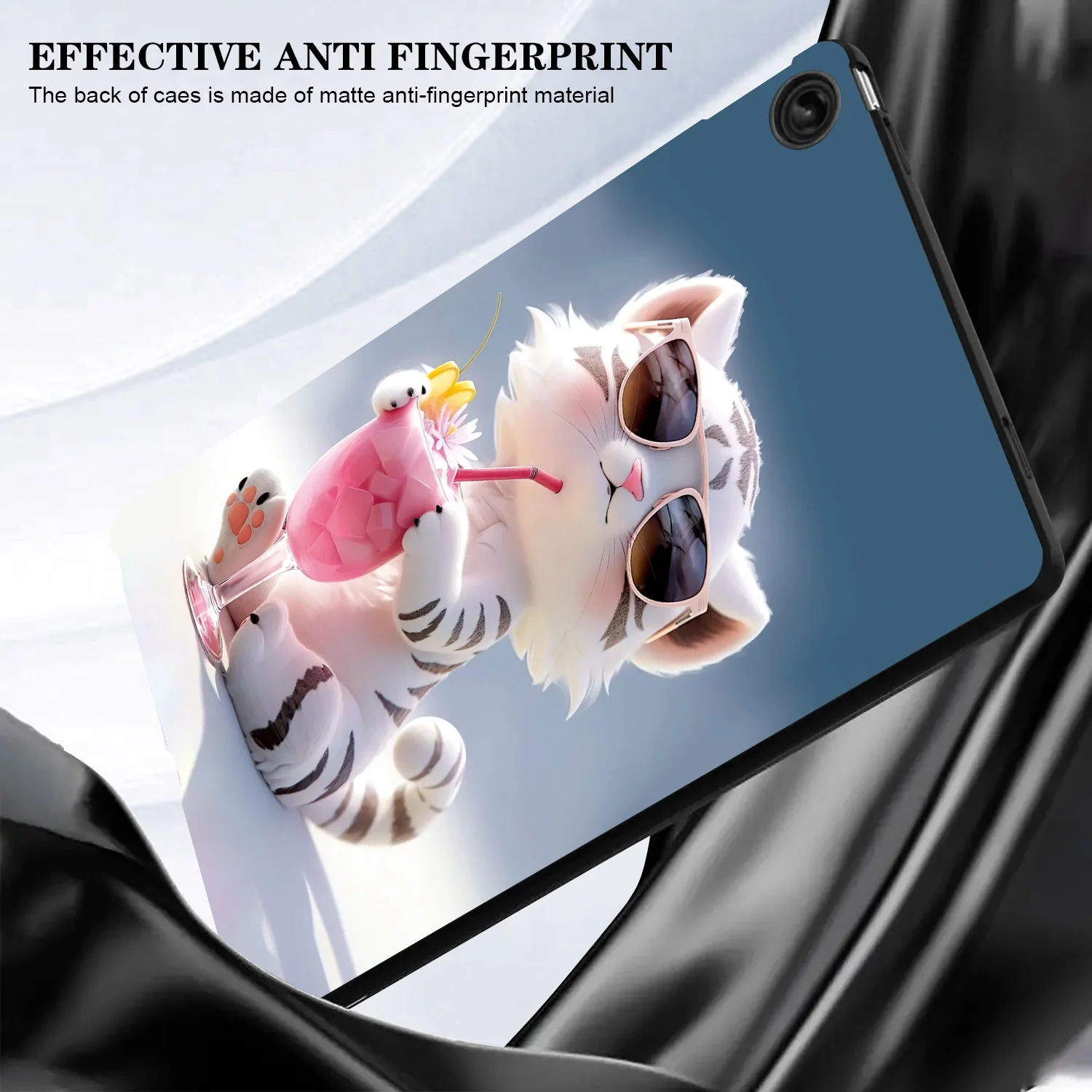 Silicone Cartoon Pattern Tablet Case - Protective TPU Shell