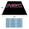 3D trendy Boys motorcycle logo gift H-HRC-H-HONDA bedroom bed sofa decoration car cool knitting portable picnic soft blankets 2