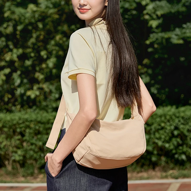 GOLF Women's Crossbody Bag Waterproof Single Shoulder Bag Oxford Cloth Sling Lightweight Solid Color Casual