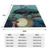 T-TotoroS Cartoon Movie Blanket Flannel Textile Decor Anime Multi-function Lightweight Thin Throw Blankets for Bed Bedspread 5