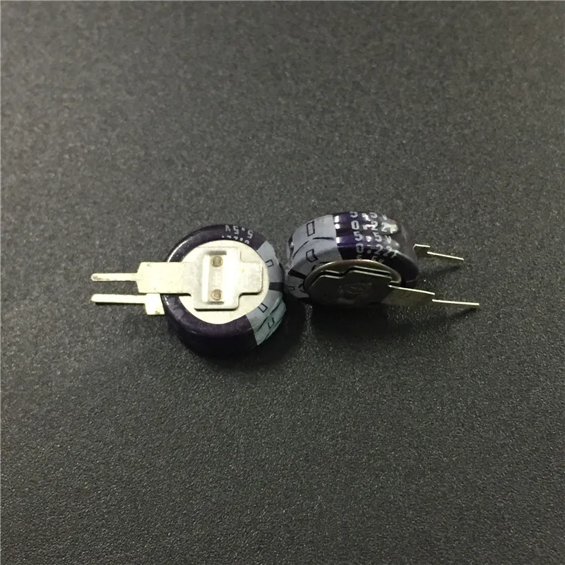 2Pcs 0.22F 5.5V Elna Dxn Serie 11.5X13Mm 5.5V0.22F Farad Super-Condensatore