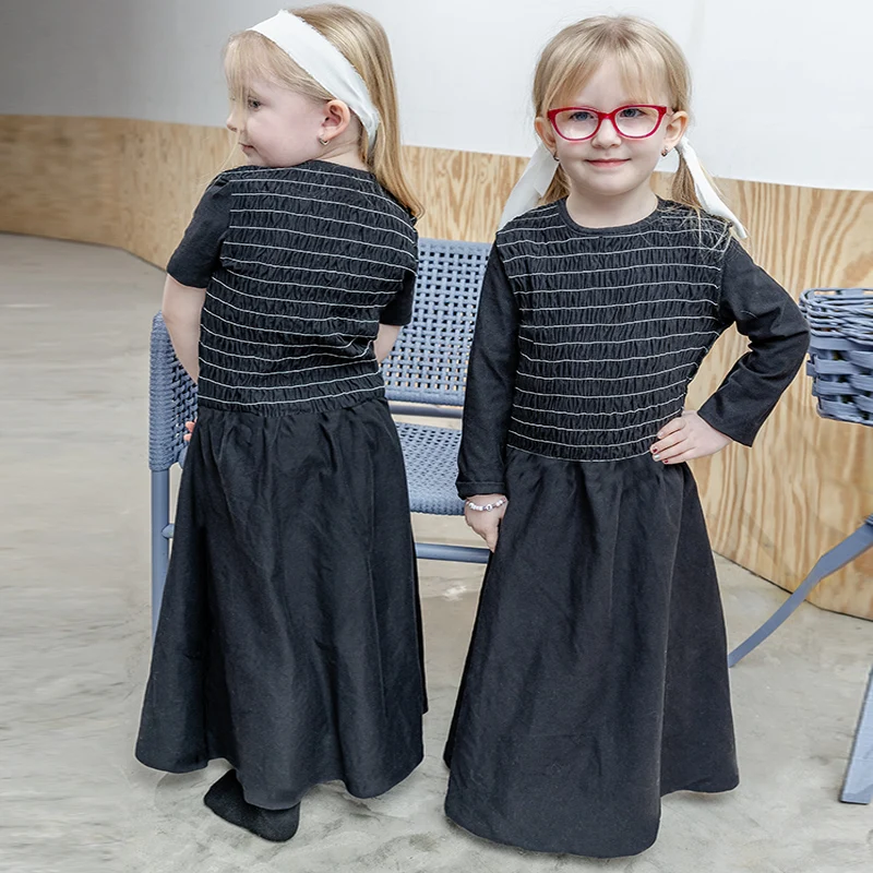 

Girls and lady robe long sleeves clothes leopard heart summer and spring maxi dress casual women dresses cotton and spandex