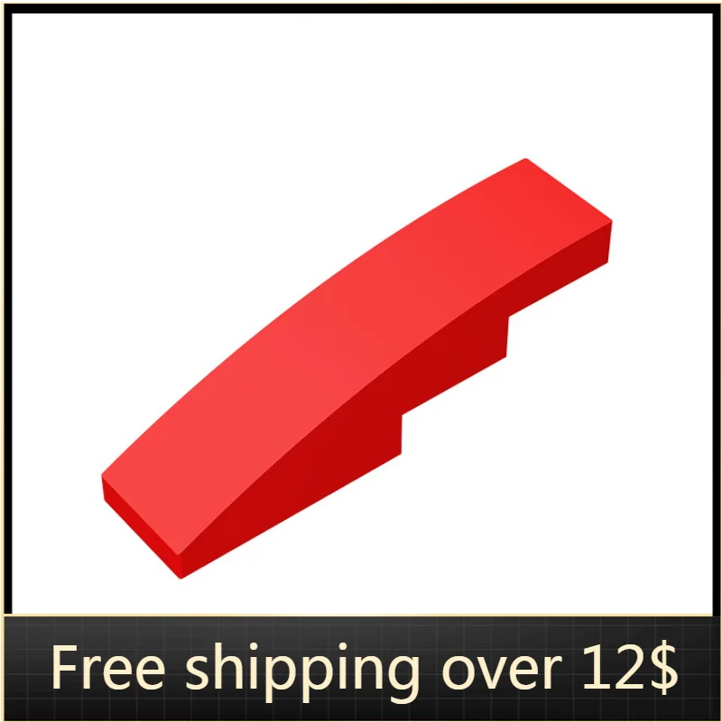 

10Pcs MOC Parts 61678 Slope Curved 4 x 1 Compatible Building Blocks Assembling Blocks DIY Bricks Educational Gifts
