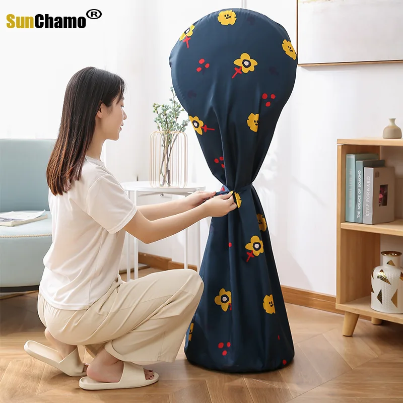 Fan Protection Cover Dust Household All-inclusive Fabric Round Floor-standing Three-dimensional Electric