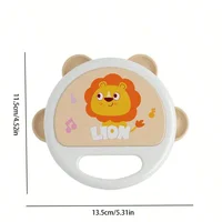 Tambourin à claquettes pour bébés, délicat, pour enfants 6