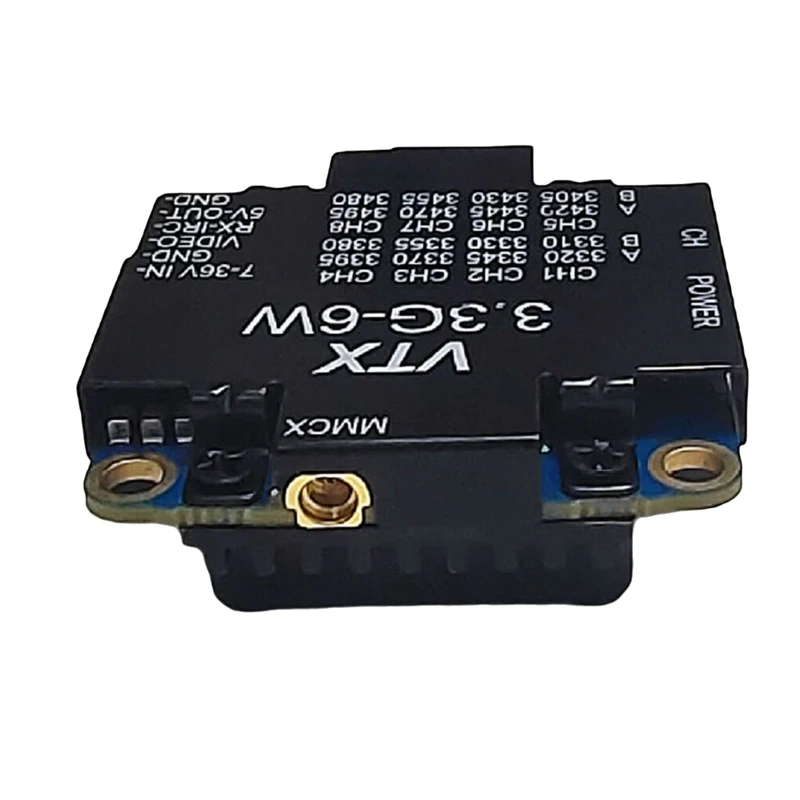 3.3G 6W VTX 6000mW 16CH FPV 비디오 송신기 장거리 FPV 레이싱 드론 프레임-A86Z용 무선 송신기 모듈