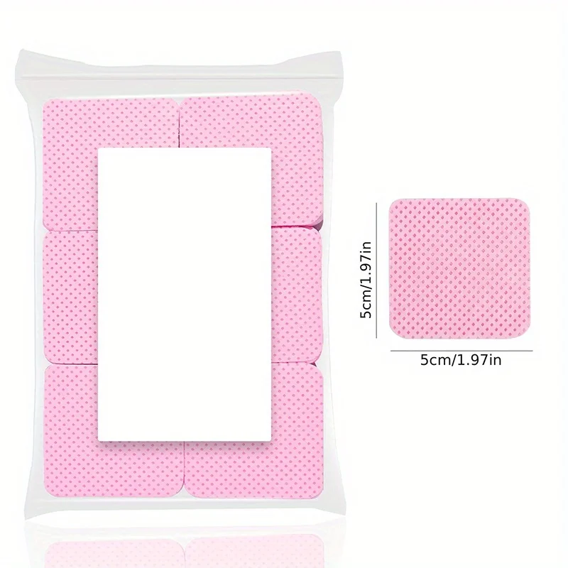 Nail Wipes Nail Polish Remover Eyelash Extension Glue Cleaning Wipes Absorbent Soft Removal Tool for Art
