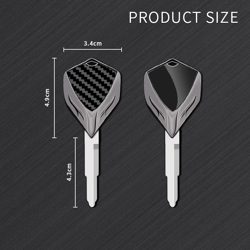 카와사키 KLR650 ZRX1100 ZRX1200 W400 W650 W750 W800 KLE400 KLE500 KLX650 용 미가공 오토바이 키 액세서리