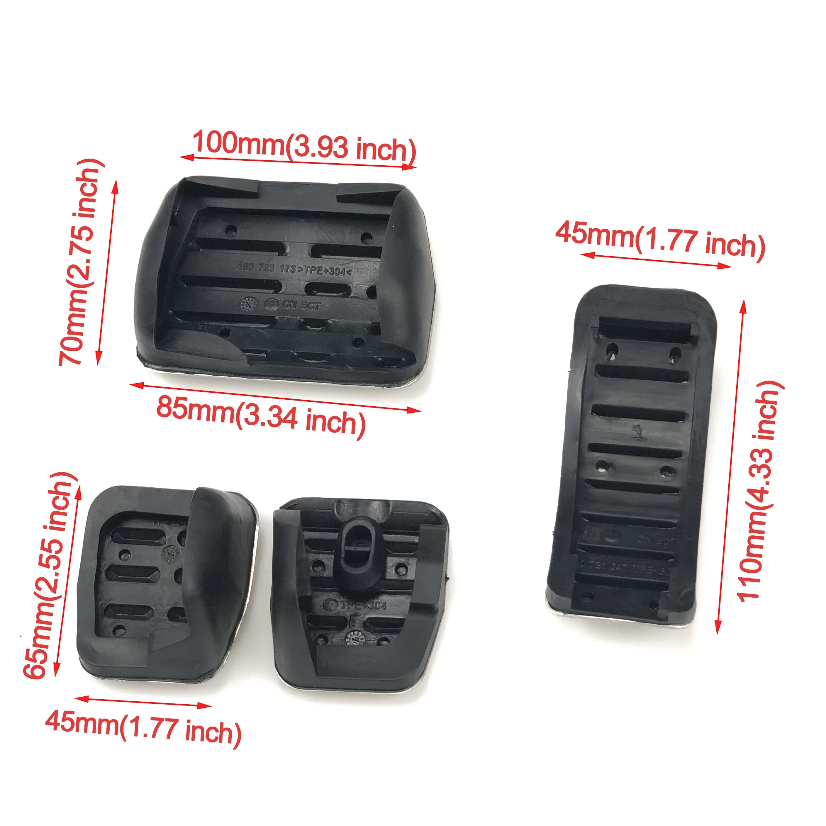 Car Pedal Pads For Volkswagen Polo Amarok Beetle Jetta MK4 Bora Golf 4 Vento /Skoda Octavia 1U Fabia 1 Rabia Rapid Roomster car accessories car pedals pedal cover stainless steel pedal cover racing pedals