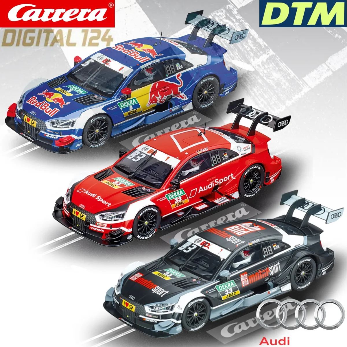 Carrera Slot Car Digital124 Audi RS 5 DTM 20846 M. Ekström