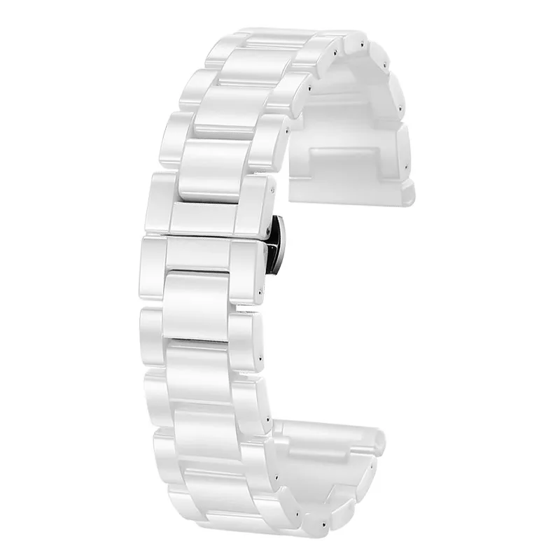 Ceramic Replacement Bracelet Strap for 22mm Watches - Durable & Stylish for Men and Women