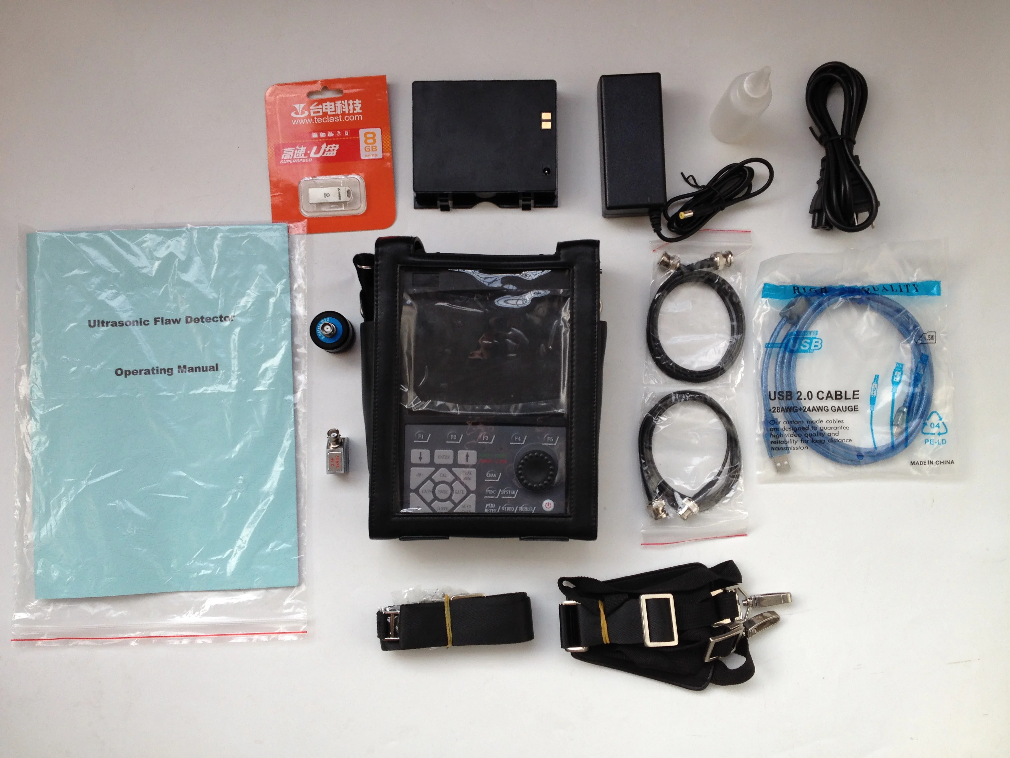 Portable Digital Ultrasonic Flaw Detector SUB140 Dual-gate. Thickness and color B-scan
