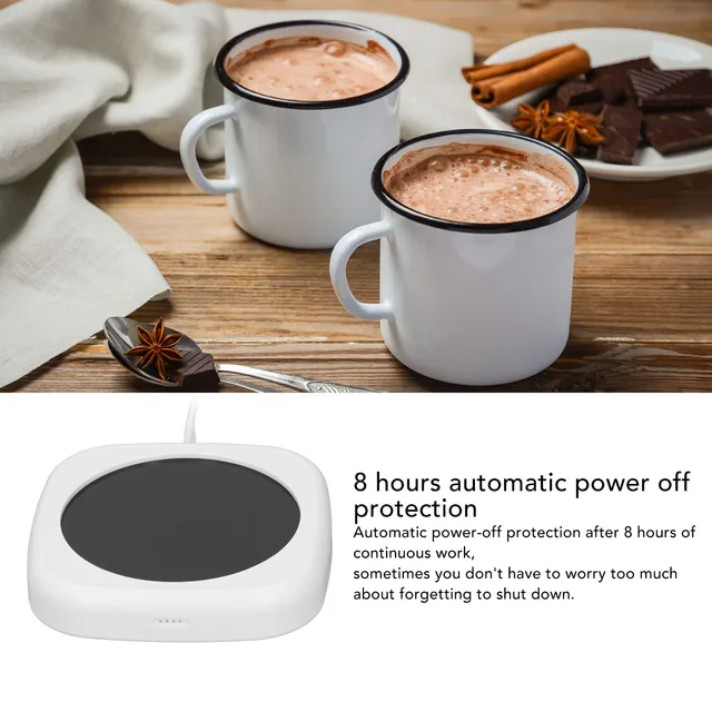 Coffee Mug Warmer Constant Temperature Electric Cup Heating Plate for Home Office Travelling 2