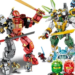 Blocs de construction Ninjagoed 929 pour enfants, 70676 pièces, compatibles avec les briques Ninjagoed, Titan, jouets, cadeau de noël 