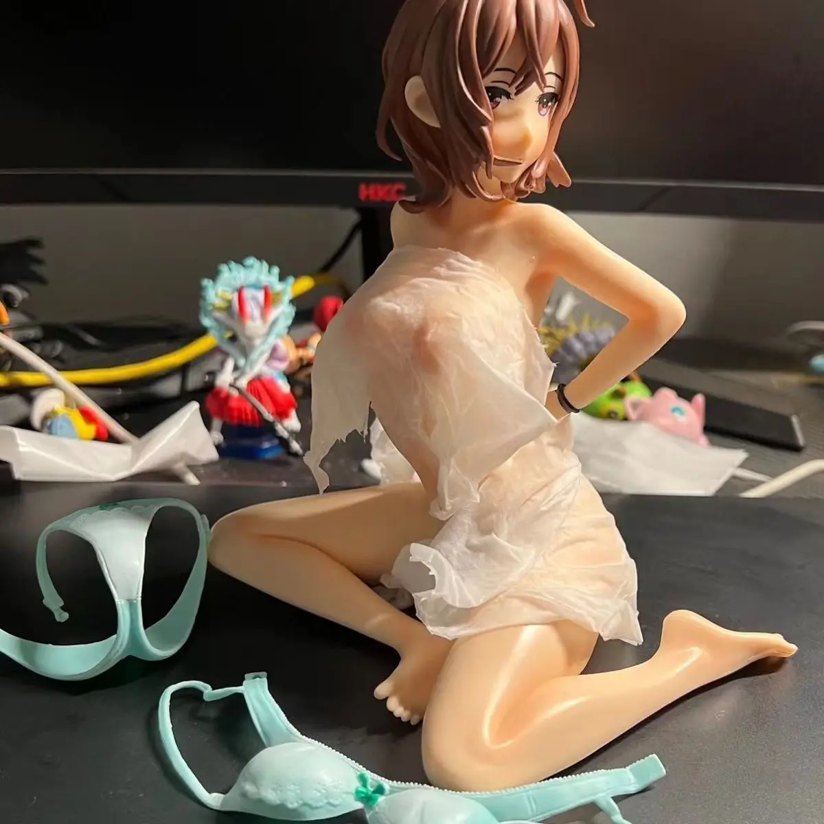 

Новая Привлекательная фигурка BANDAI из аниме «Утренняя мусумма» 22,5 см, модель из ПВХ, игрушки, кукла, коллекционные украшения, подарок для взрослых