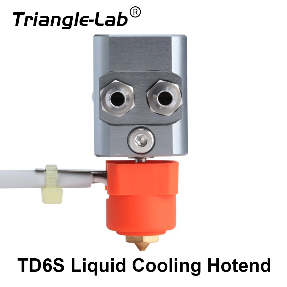 R Trianglelab TD6S-LC TD6S Flüssigkeitsgekühltes Hotend für CHC TD6 V6 HOTEND DDB DDE Direktantriebsextruder oder Bowden Voron 3D-Drucker