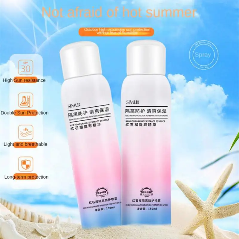 Whitening Sunscreen 50+ Pomegranate Spray Sunscreen Lotion UV Protection Cream To Whiten The Dark Summer Magic Anti UV Spray