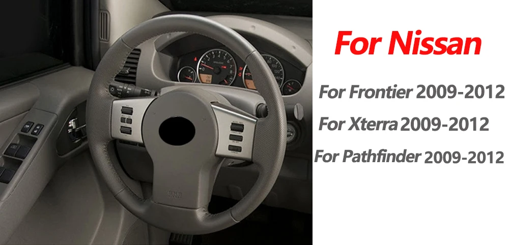Car Steering Wheel Controls Volume Cruise Switch Buttons For Nissan Navara Front