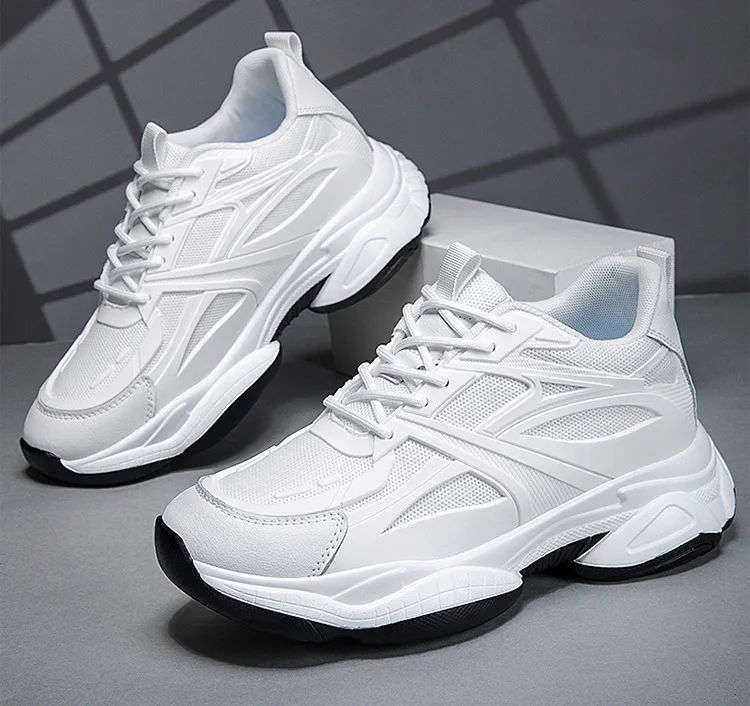 Winter Men's Height-increasing 10CM Sports Shoes Men Genuine Leather Mesh Shoes Warm Thick-soled Shoes Heightening Insoles 6-8CM Sf95a404c51854cf5878aecfa15b68afdE
