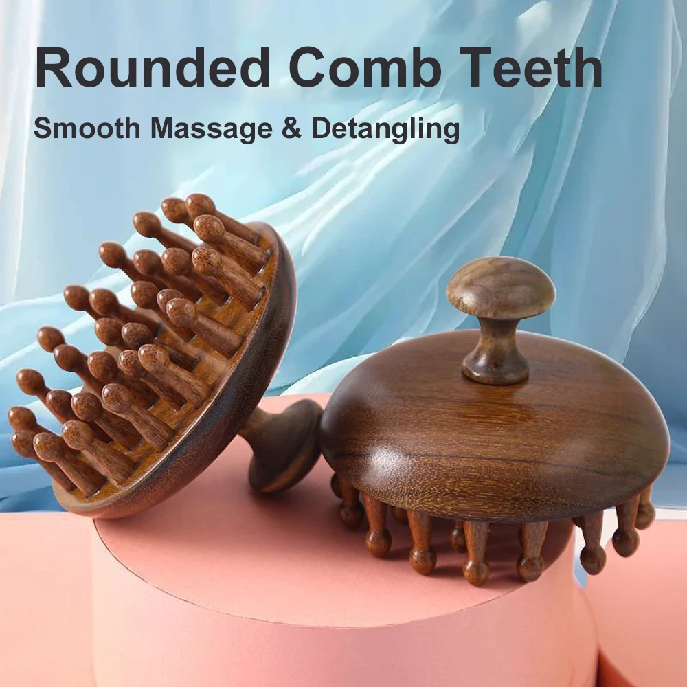  Sandalwood Meridian Healing Therapy Comb