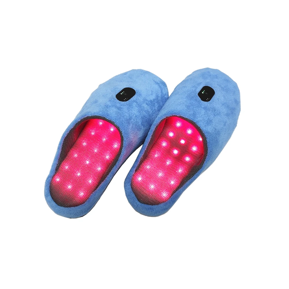 2023 New Design Red Light Therapy Walking Slippers 660nm 850nm Red Infrared Light Therapy Shoe For Women and Men Foot Care