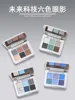 Shedella Six Color Smoked Eye Shadow Plate Purple Glitter Pearl Matte Makeup 1