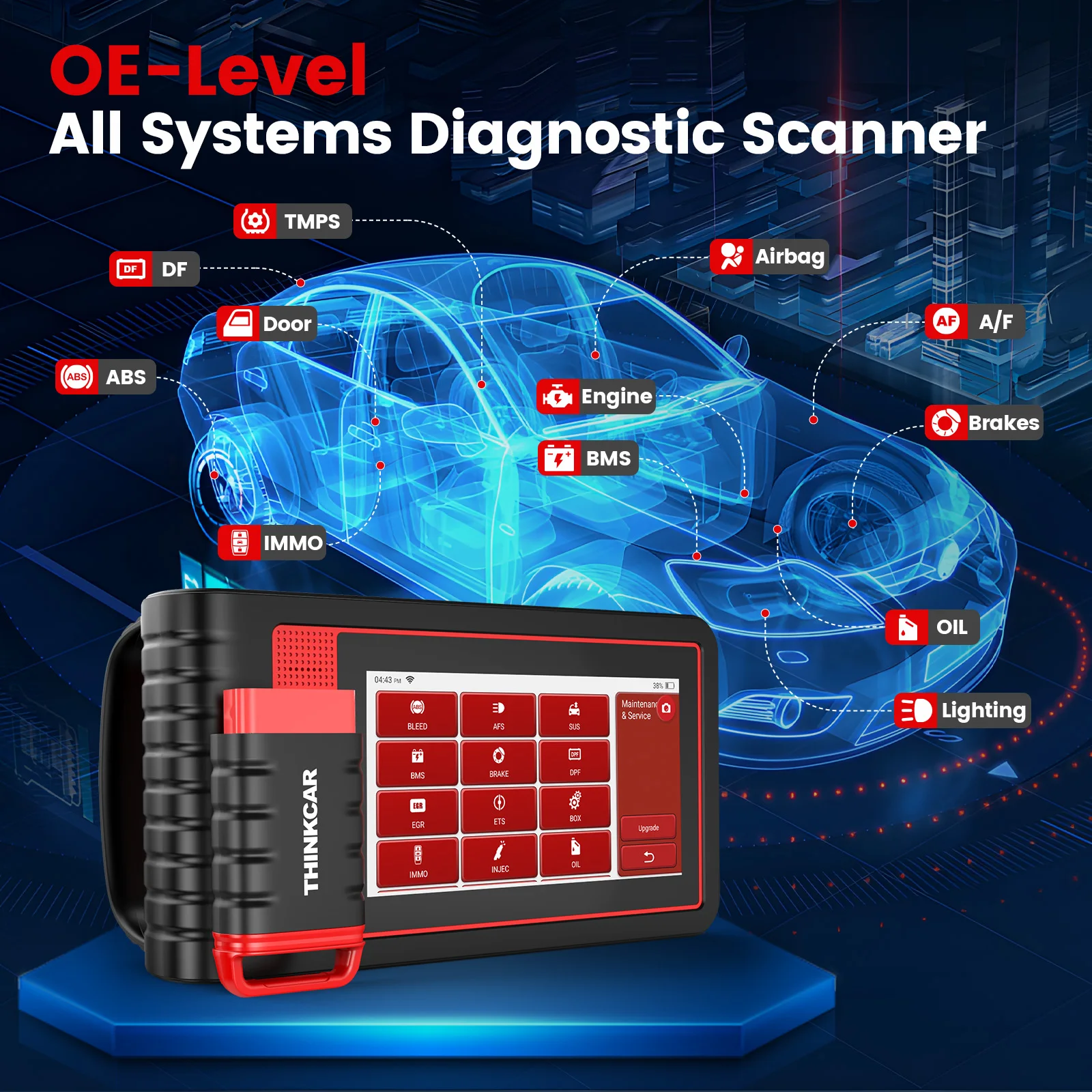 THINKTOOL MINI 2 CANFD OBD2 Scanner Automotive Full System 28 Resets Lifetime Free Update Car Code Reader Obd2 Diagnostic Tools