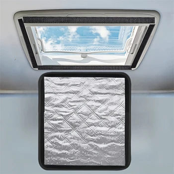 RV Blackout Foldable Door Curtain 1