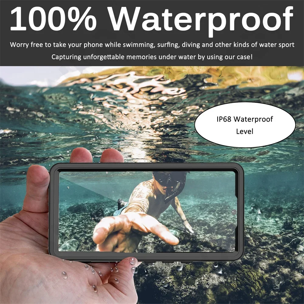 IP68 Shellbox Waterproof Case For Google Pixel 8 7A 7 Pro Metal Aluminum Swimming Phone Luxury Cover Funda Shell Coque