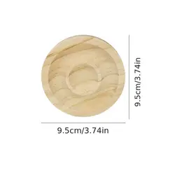 DIY Wooden Beading Design Board for Jewelry Making and Craft Display (Round)