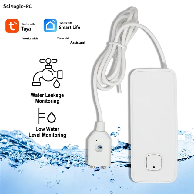 ABUO-Smart Switch Water Leakage Sensor Water Leakage Detection Alarm Detector Advanced Leak Detection 6