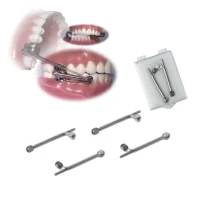 Appareil Herbst monté buccale fixe non amovible avec saut de morsure occlusal pour dispositif orthodontique de précision de Correction de classe II 3