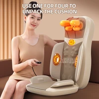 Heated Massage Pad For Bed Neck Shoulder Full Body Cushion Waist 2