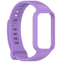 Premium Quality Soft Silicone Watchband - Single Color Integrated Strap for Active Lifestyle Accessories (PURPLE)