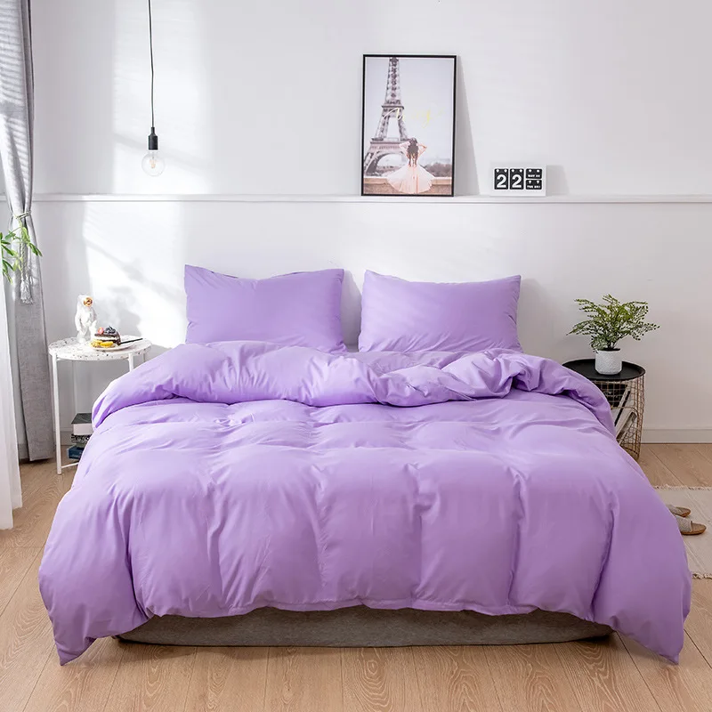 Parure PiccoCasa Parure de lit Reine 3 pièces (1 housse de couette + 2
