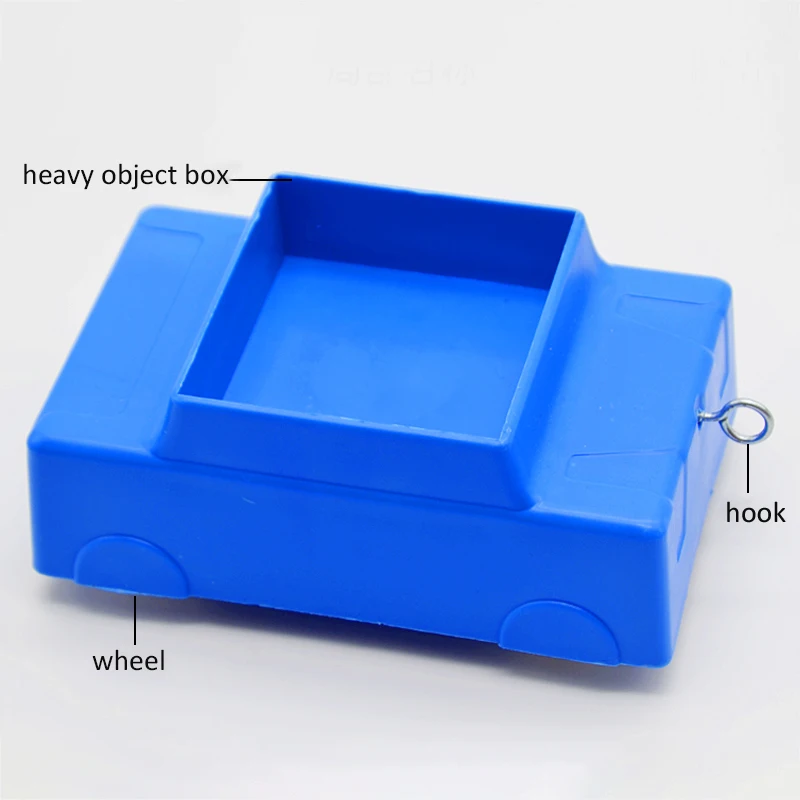 Inclined Trolley Plastic Load-bearing Trolley Mechanics Car Physics Experiment Instrument Teaching Equipment