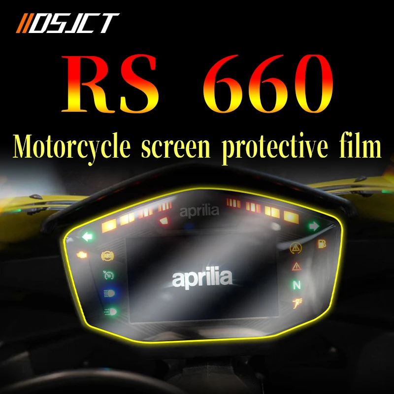 

For Aprilia RS 660 Motorcycle Cluster Scratch Protection Film Screen Protector