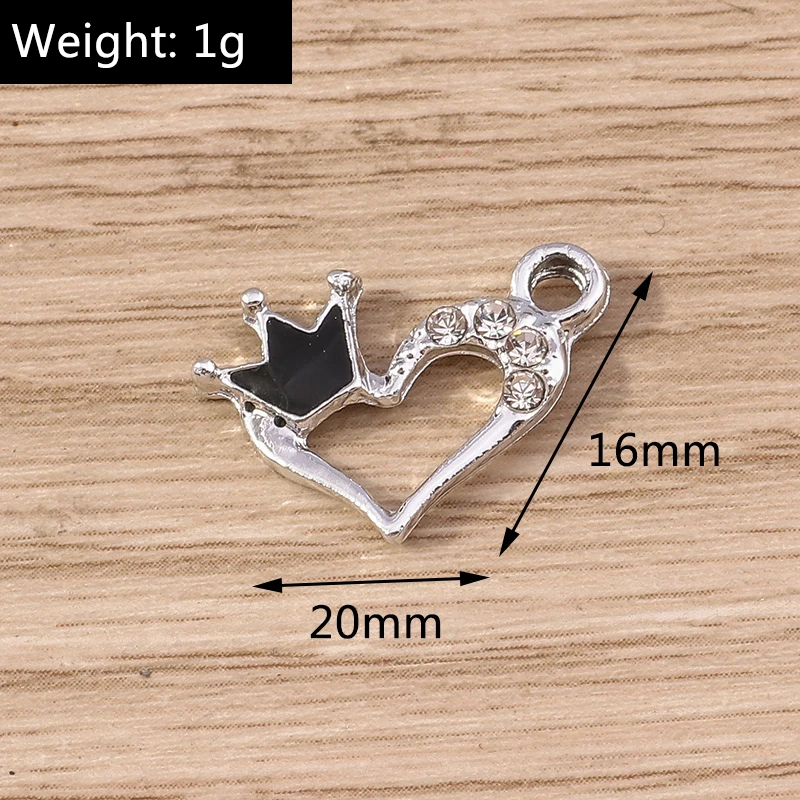 10 stücke 14x21mm Cartoon Kristall Tier Schildkröte Charms für Schmuck Machen Frauen Nette Tropfen Ohrringe Anhänger Halsketten DIY Handwerk Geschenk – Detail 11